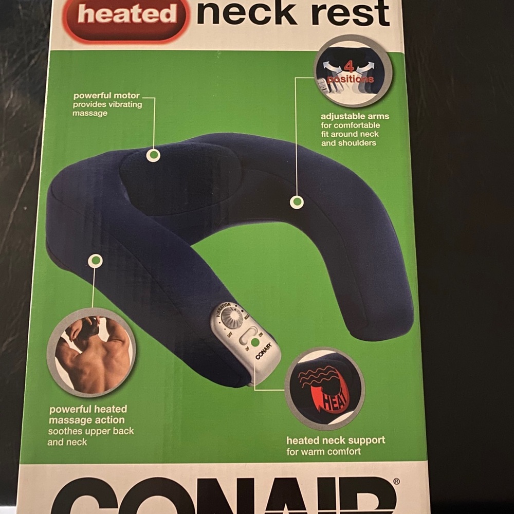 Brand New, Conair, Massaging Neck Rest - Picture 4 of 5